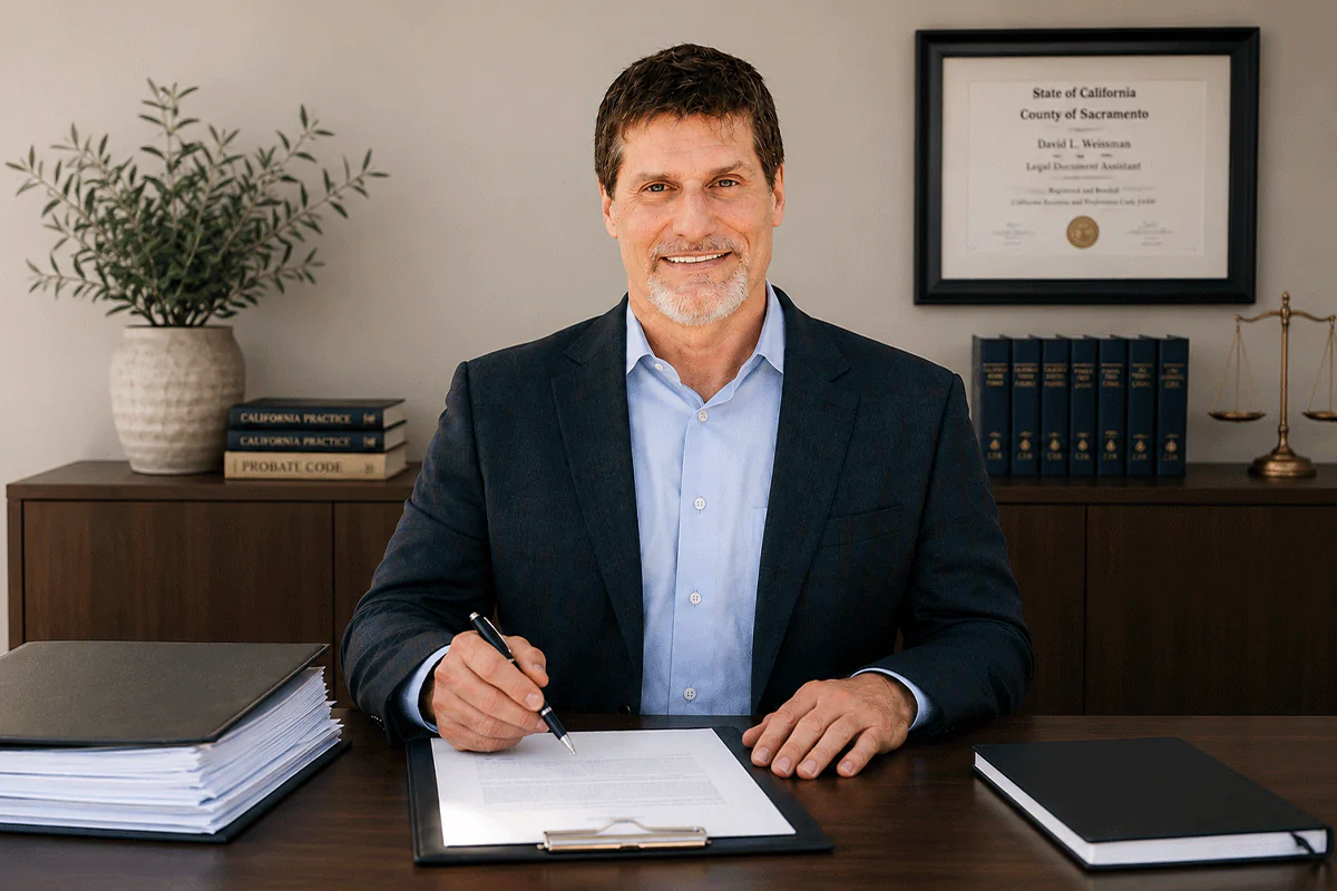 David Weissman, California Legal Document Assistant