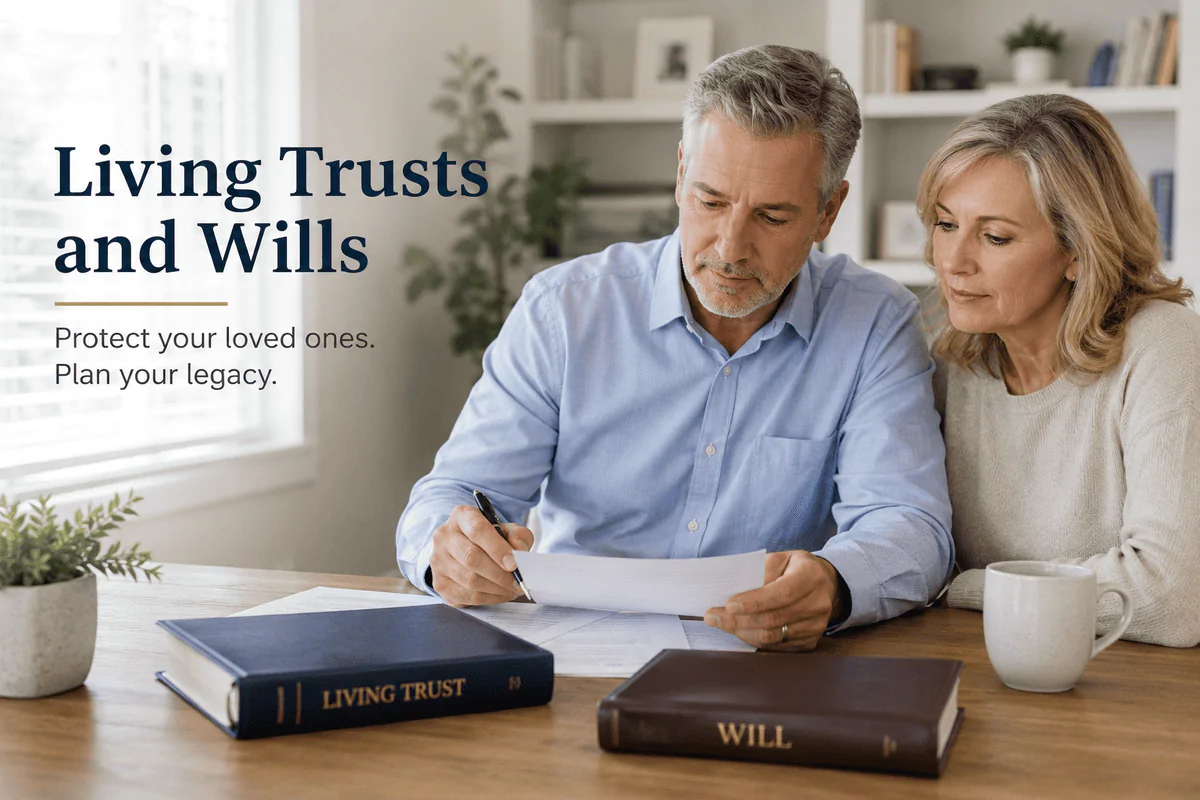 Living trusts and wills California document preparation